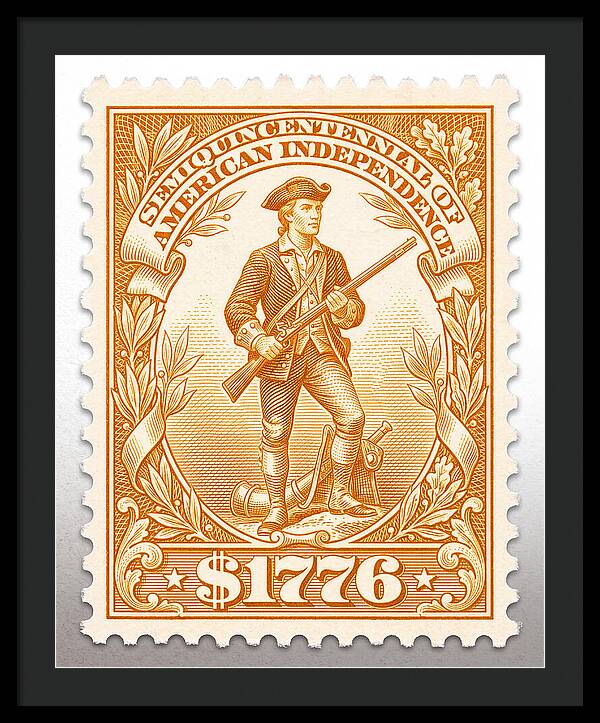 Minuteman $1776 - Framed Print