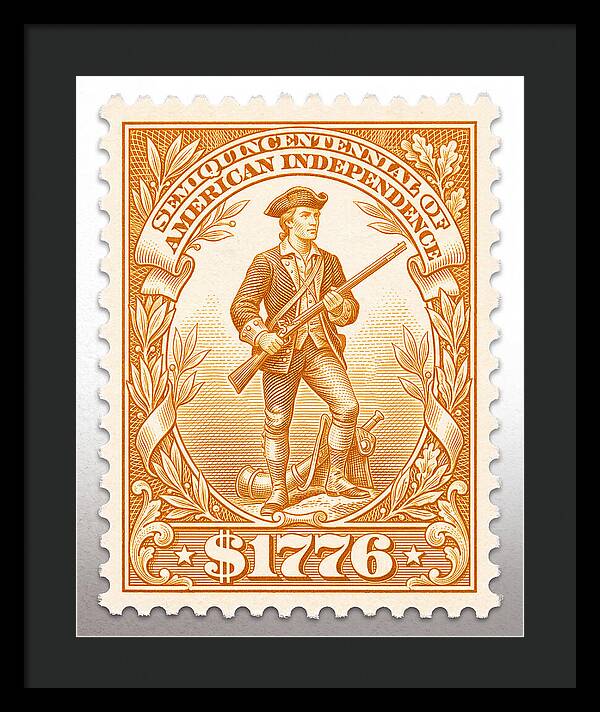 Minuteman $1776 - Framed Print