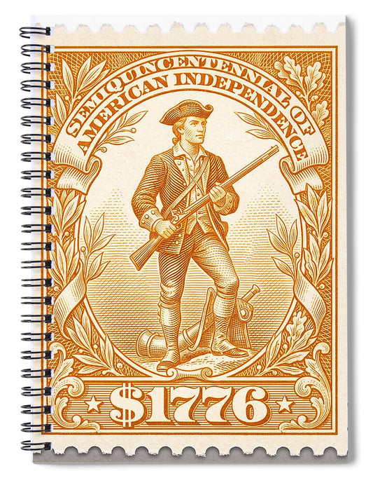 Minuteman $1776 - Spiral Notebook