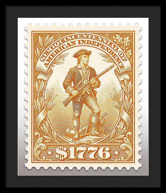 Minuteman $1776 - Framed Print