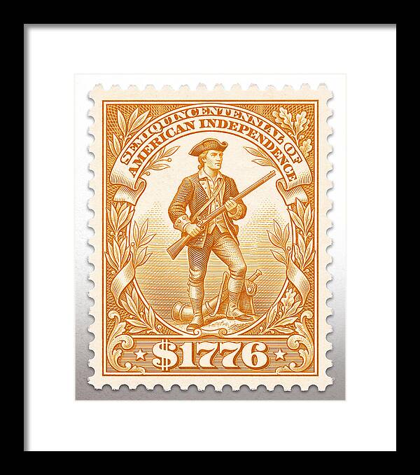 Minuteman $1776 - Framed Print