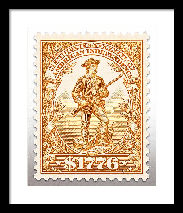 Minuteman $1776 - Framed Print