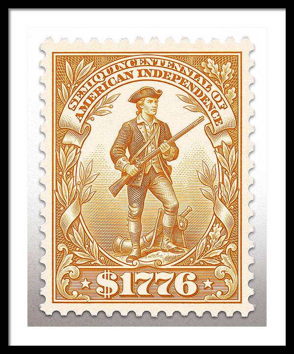 Minuteman $1776 - Framed Print