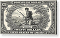 Minuteman $20 - Acrylic Print