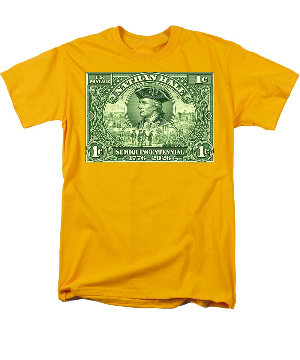 Nathan Hale 1c - Men's T-Shirt  (Regular Fit)