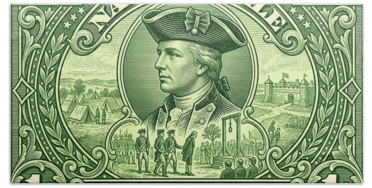 Nathan Hale 1c - Bath Towel
