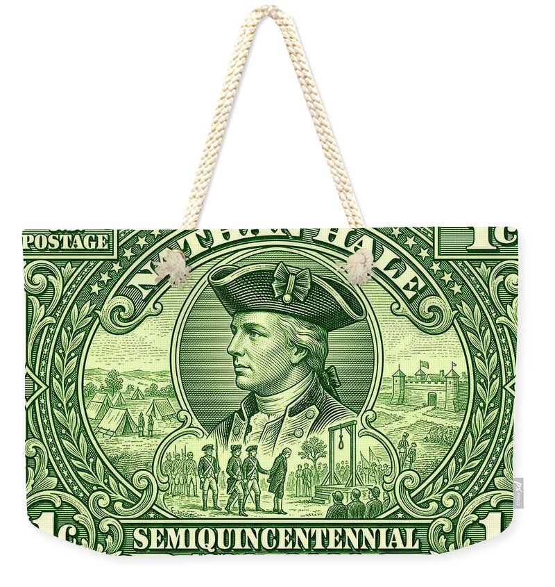 Nathan Hale 1c - Weekender Tote Bag