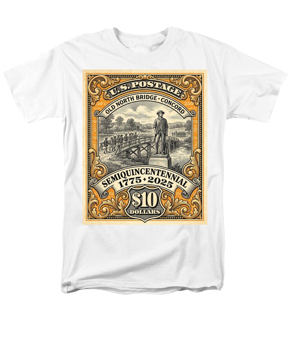 Old North Bridge $10 - Men's T-Shirt  (Regular Fit)
