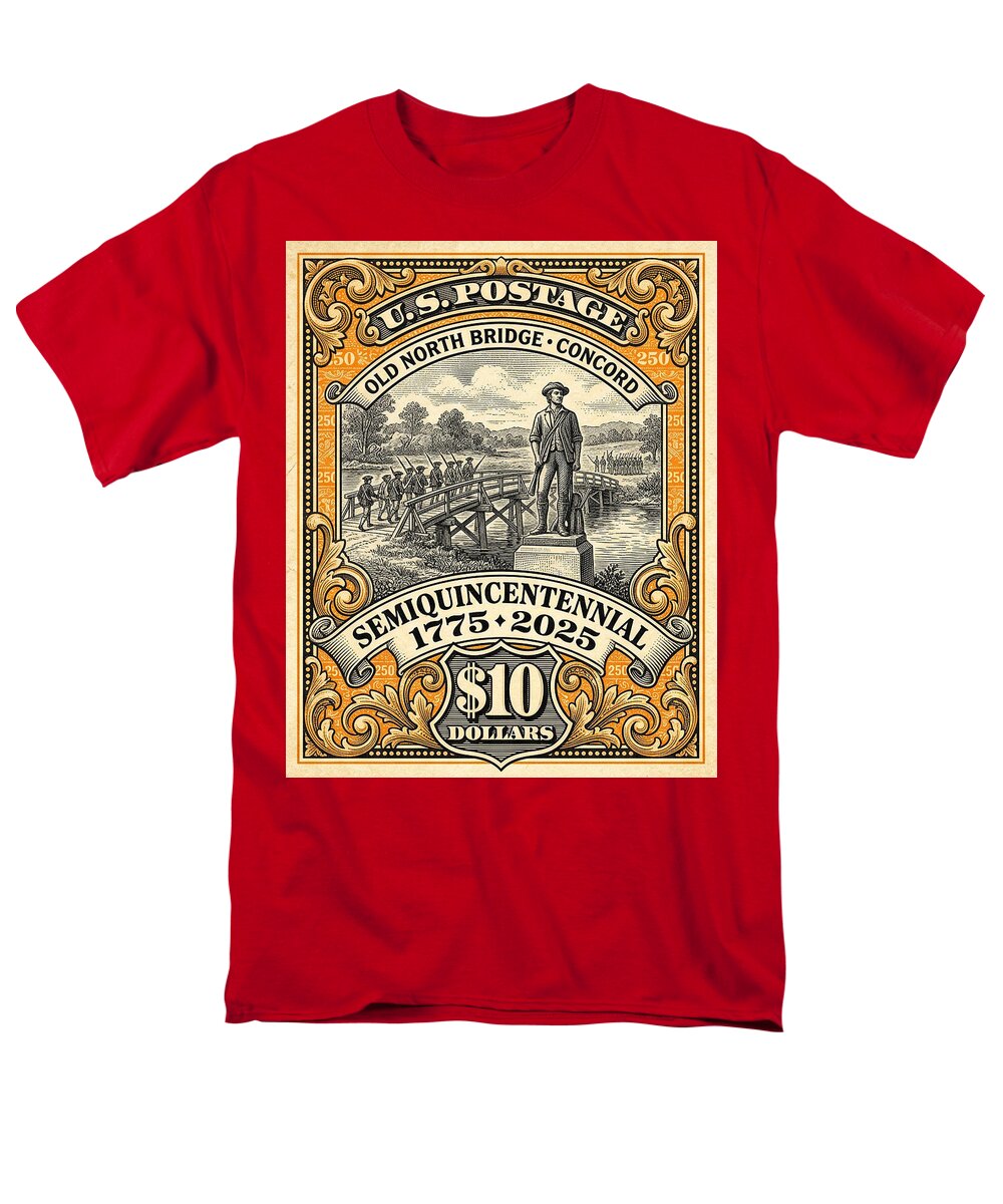Old North Bridge $10 - Men's T-Shirt  (Regular Fit)