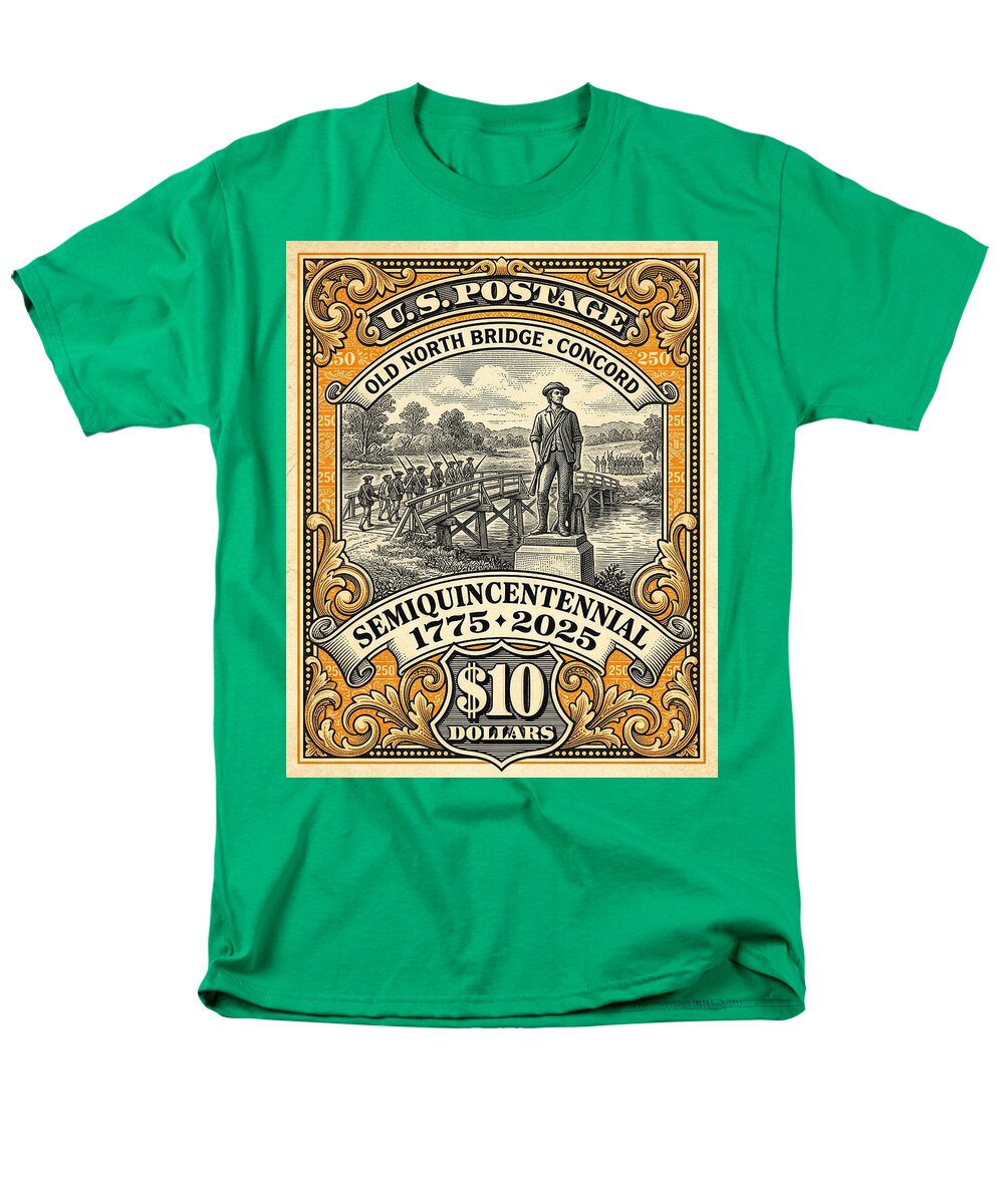 Old North Bridge $10 - Men's T-Shirt  (Regular Fit)