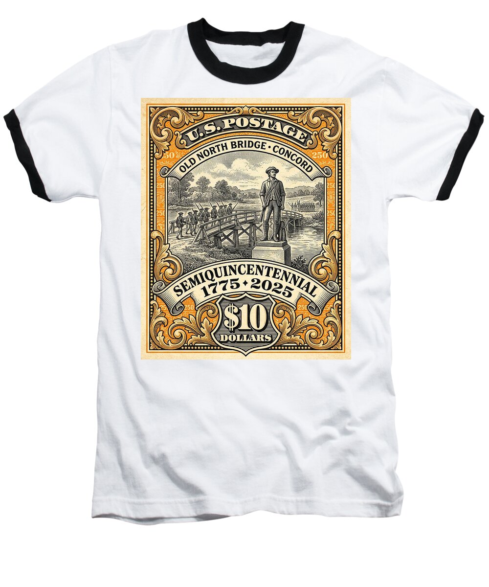 Old North Bridge $10 - Baseball T-Shirt