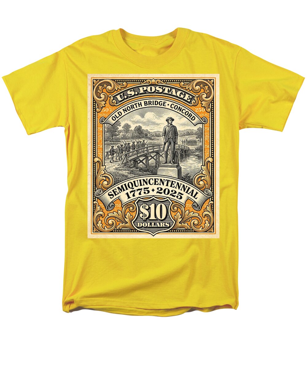 Old North Bridge $10 - Men's T-Shirt  (Regular Fit)