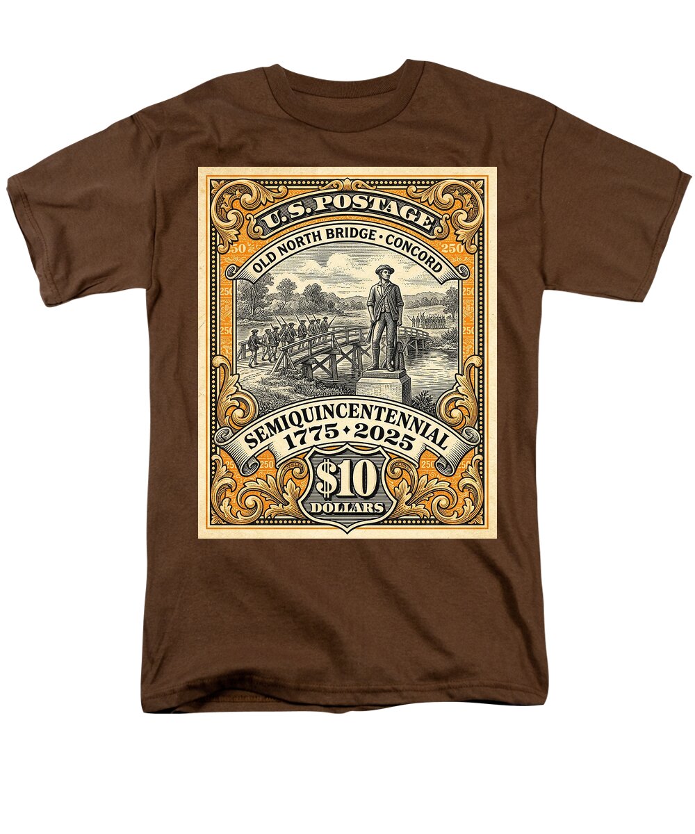 Old North Bridge $10 - Men's T-Shirt  (Regular Fit)