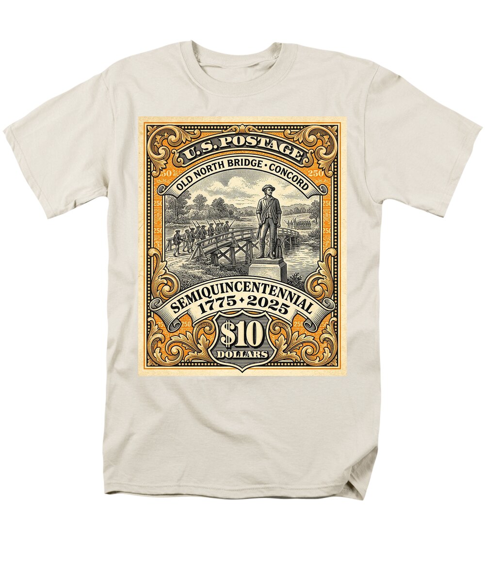 Old North Bridge $10 - Men's T-Shirt  (Regular Fit)