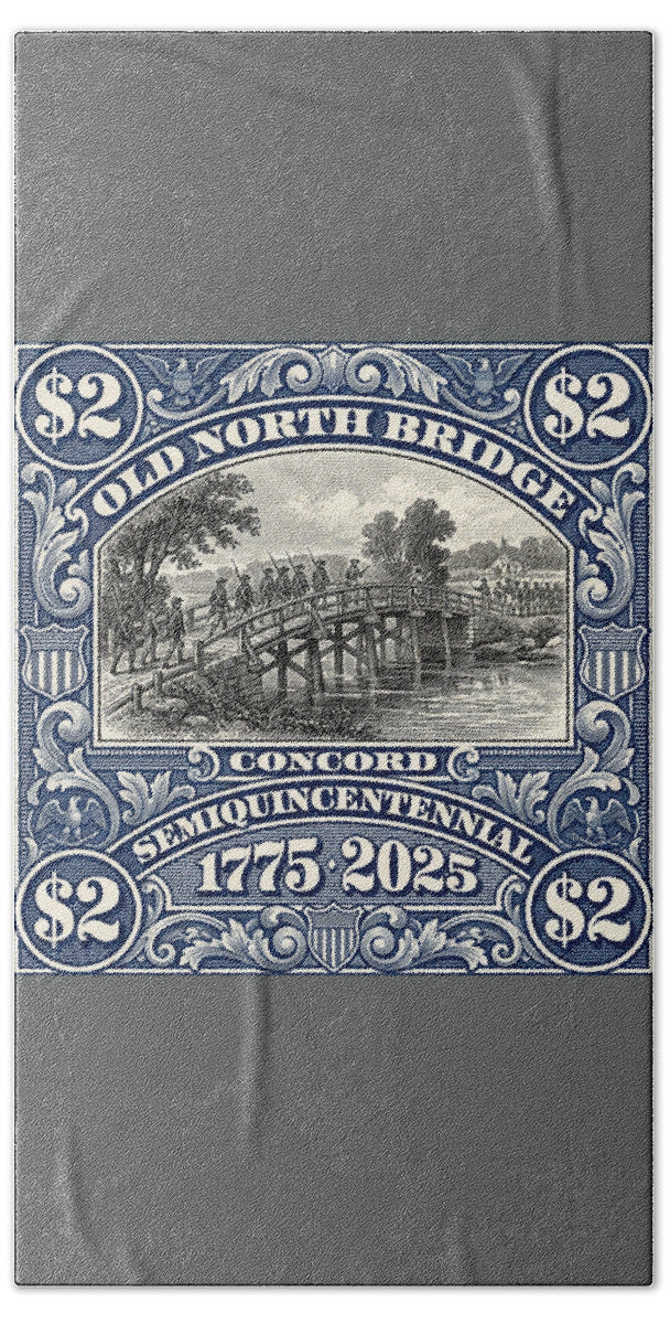 Old North Bridge $2 - Bath Towel