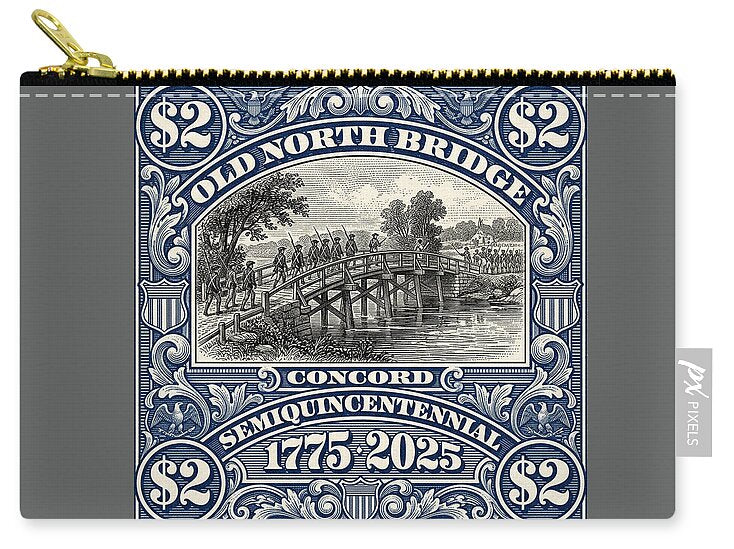Old North Bridge $2 - Zip Pouch