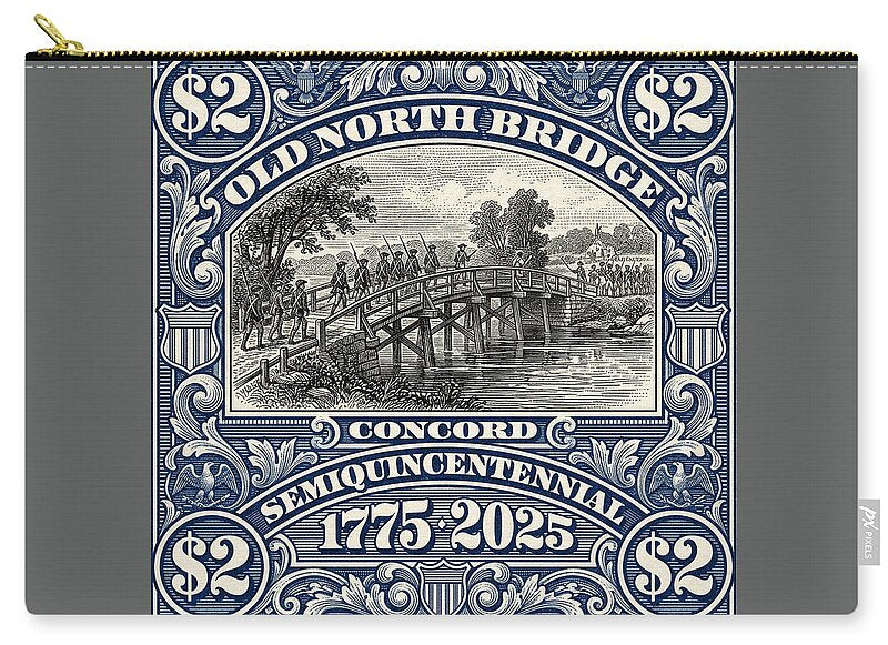 Old North Bridge $2 - Zip Pouch
