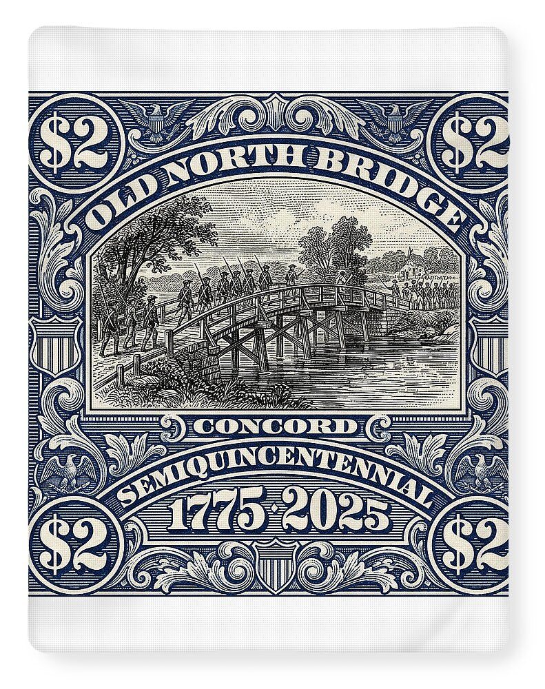 Old North Bridge $2 - Blanket