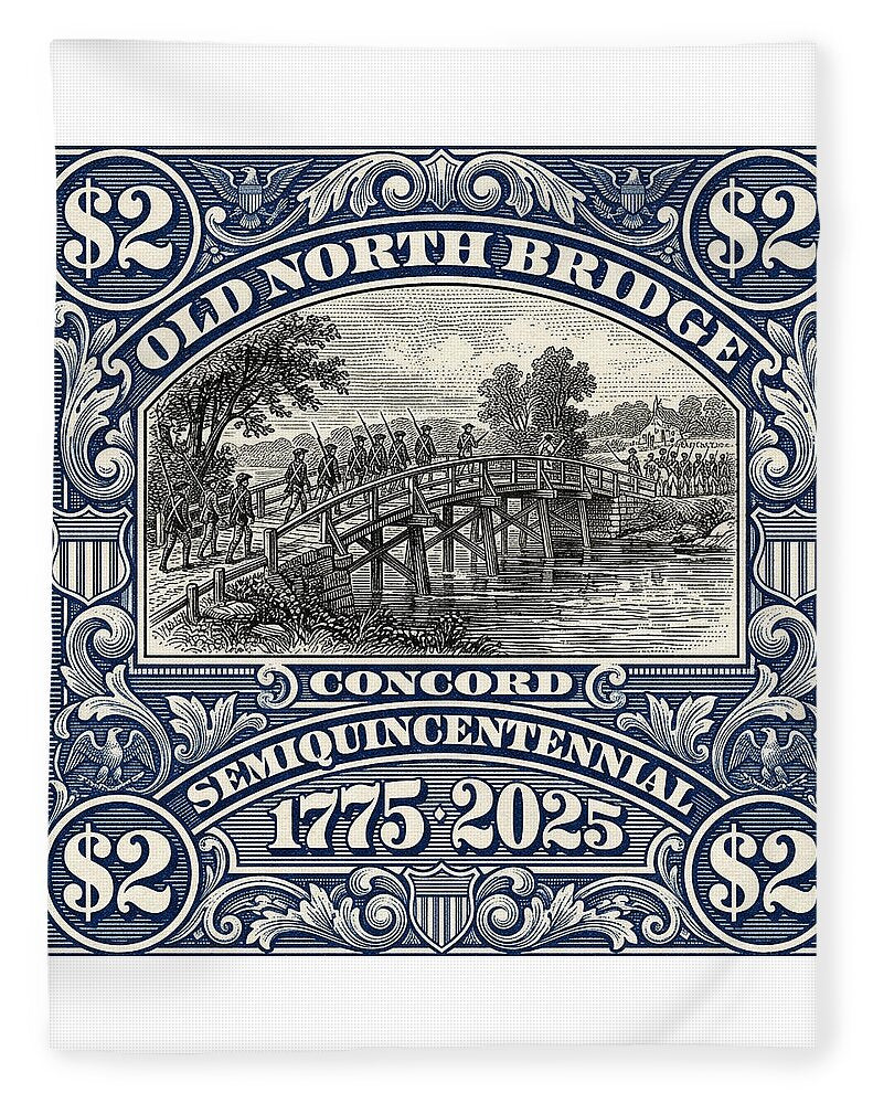 Old North Bridge $2 - Blanket