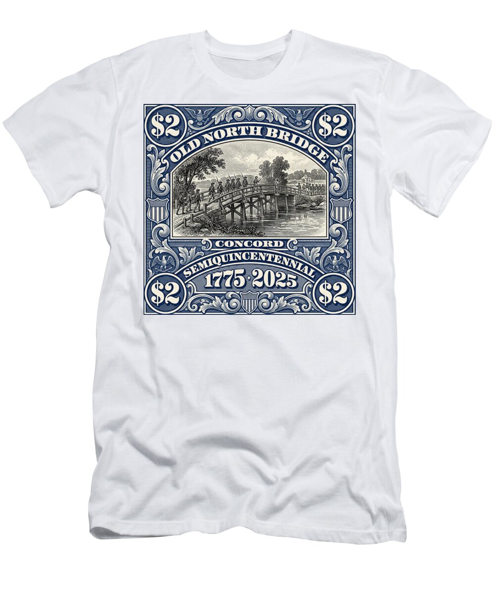 Old North Bridge $2 - T-Shirt