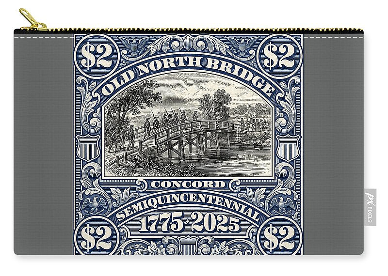 Old North Bridge $2 - Zip Pouch