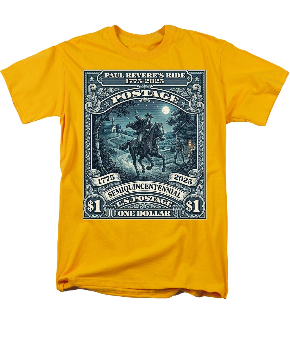 Paul Revere $1 - Men's T-Shirt  (Regular Fit)