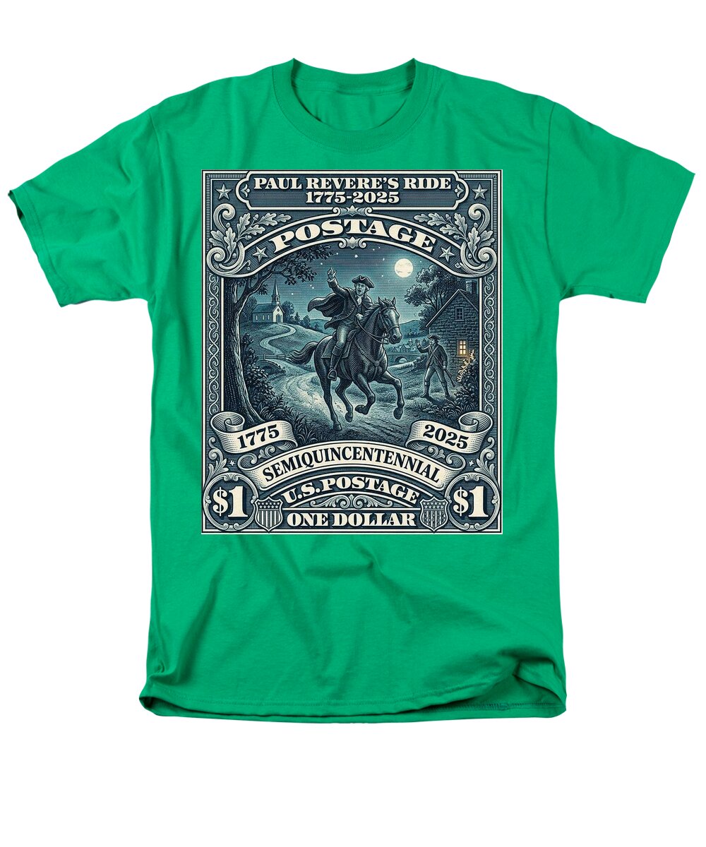 Paul Revere $1 - Men's T-Shirt  (Regular Fit)