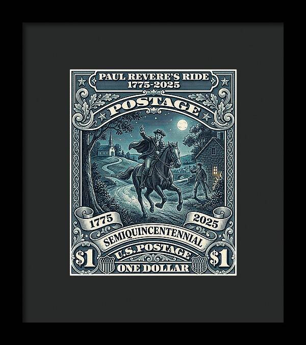 Paul Revere $1 - Framed Print