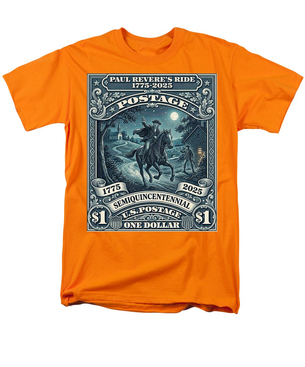 Paul Revere $1 - Men's T-Shirt  (Regular Fit)