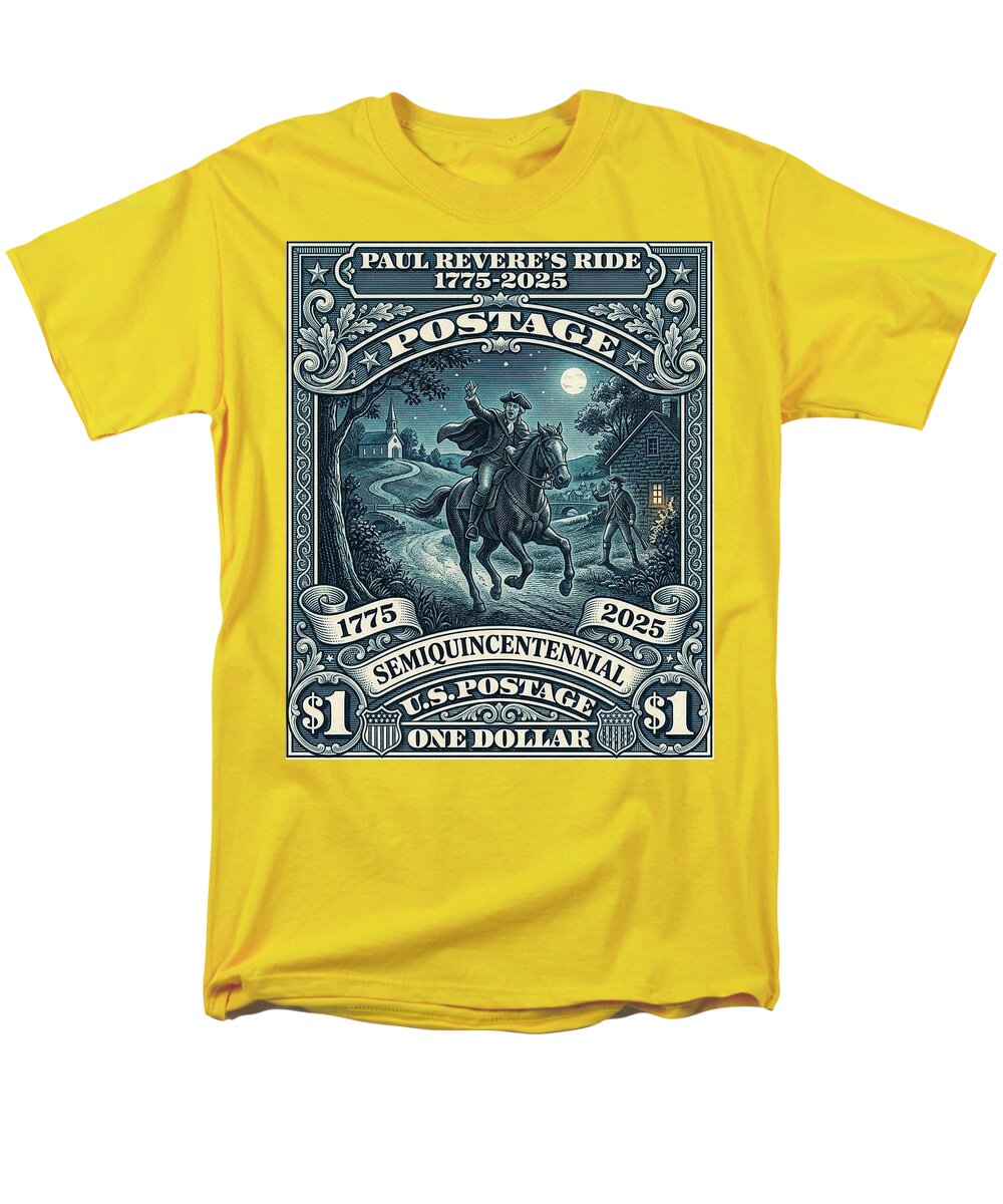 Paul Revere $1 - Men's T-Shirt  (Regular Fit)
