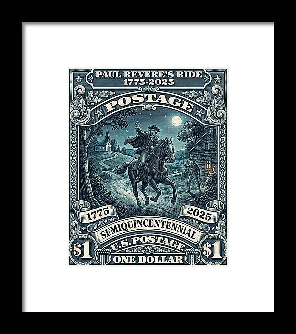 Paul Revere $1 - Framed Print