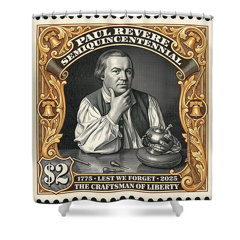 Paul Revere $2 - Shower Curtain