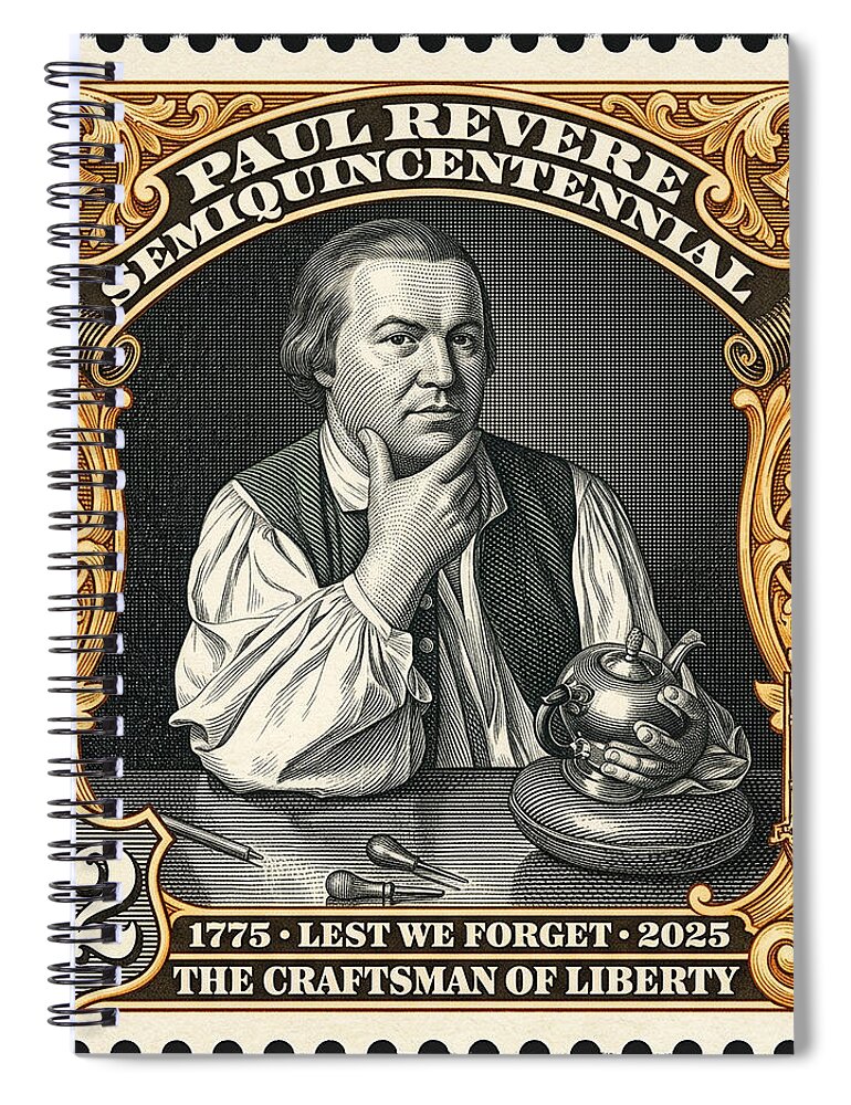 Paul Revere $2 - Spiral Notebook