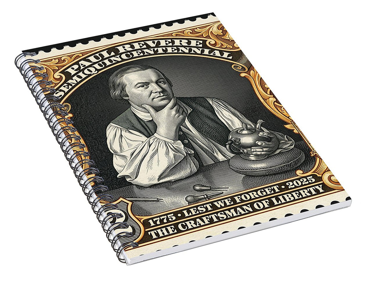 Paul Revere $2 - Spiral Notebook