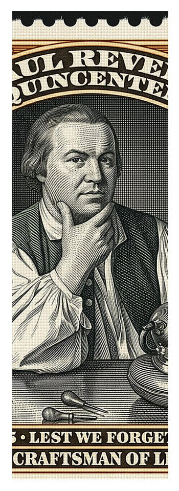 Paul Revere $2 - Yoga Mat
