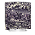Paul Revere 50c II - Shower Curtain