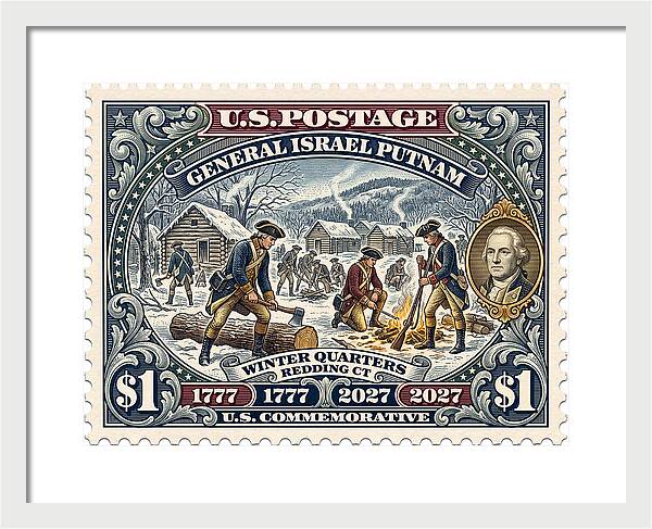 Putnam at Redding $1 - Framed Print