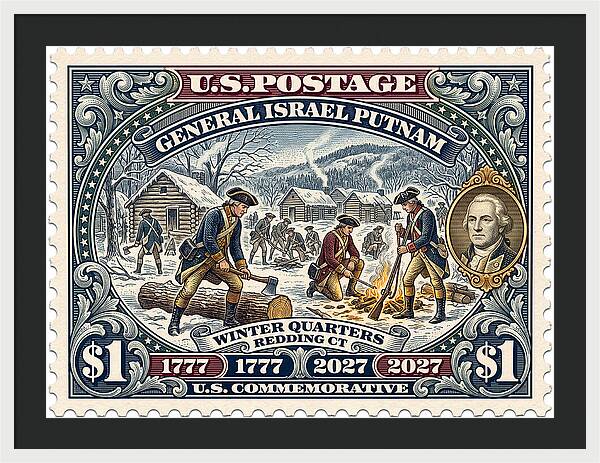 Putnam at Redding $1 - Framed Print