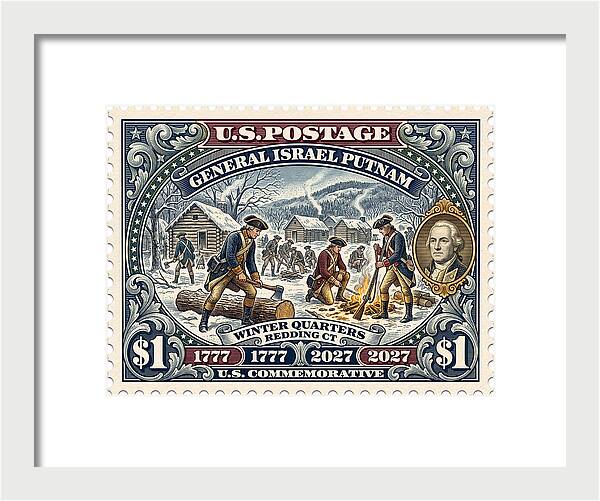 Putnam at Redding $1 - Framed Print