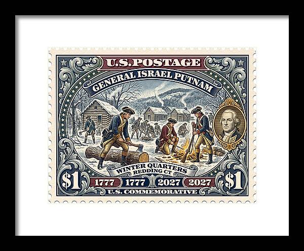 Putnam at Redding $1 - Framed Print