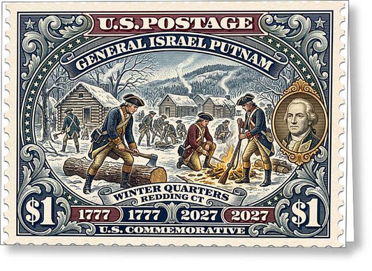 Putnam at Redding $1 - Greeting Card