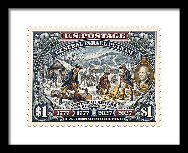 Putnam at Redding $1 - Framed Print