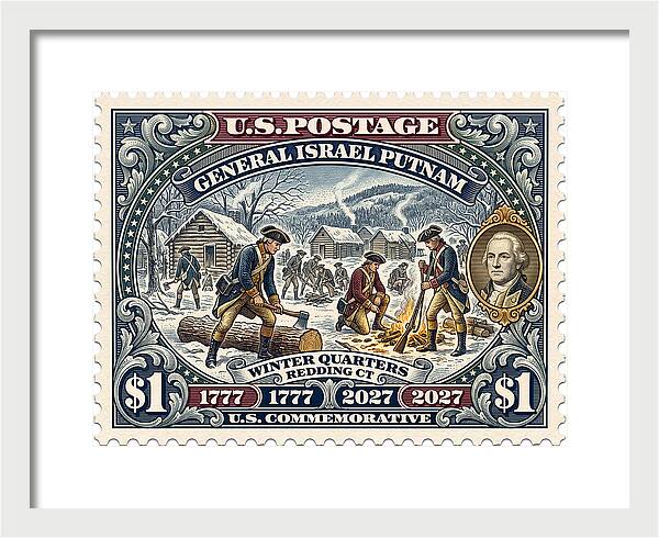 Putnam at Redding $1 - Framed Print