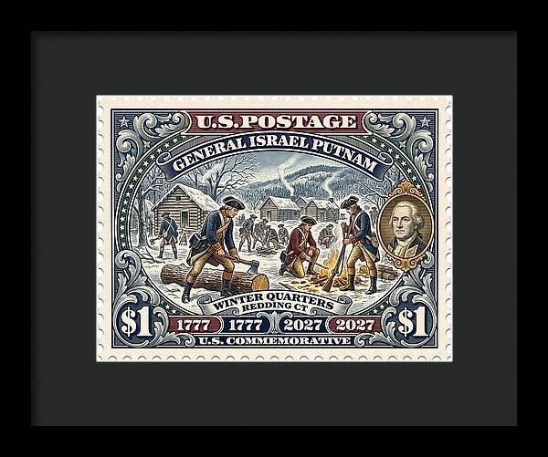 Putnam at Redding $1 - Framed Print