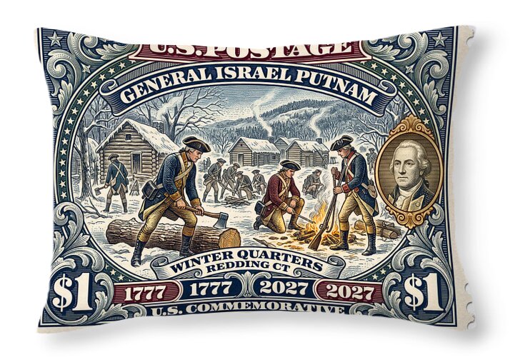Putnam at Redding $1 - Throw Pillow