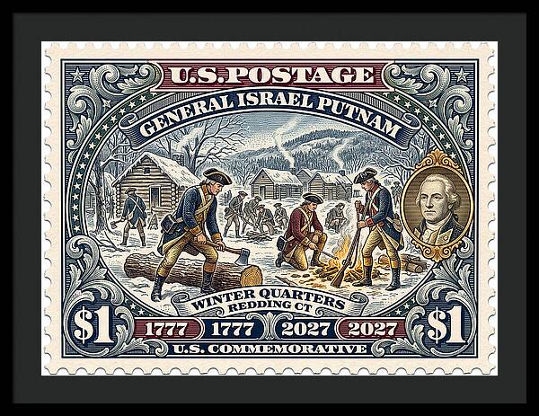 Putnam at Redding $1 - Framed Print