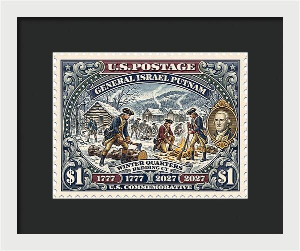 Putnam at Redding $1 - Framed Print