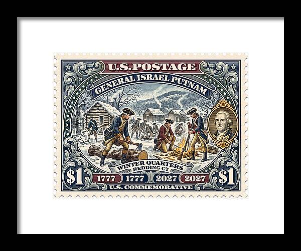 Putnam at Redding $1 - Framed Print
