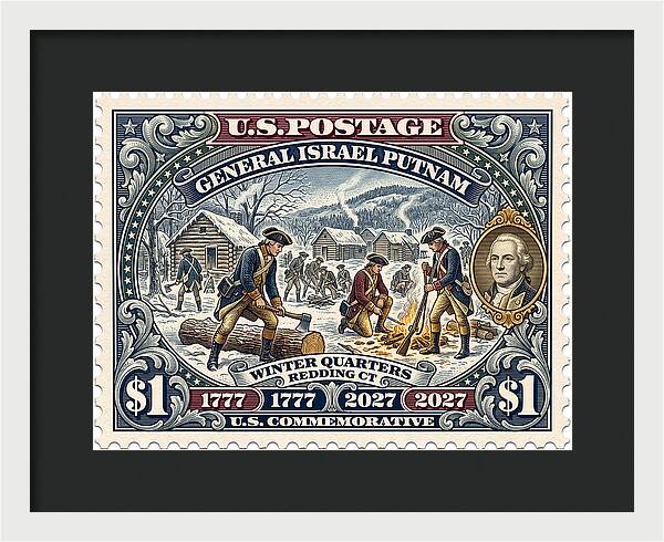 Putnam at Redding $1 - Framed Print