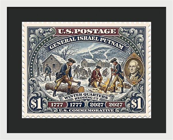 Putnam at Redding $1 - Framed Print
